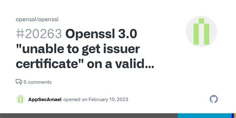 Openssl Unable To Get Issuer Certificate On A Valid Certificate