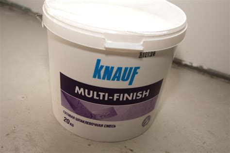 КНАУФ Мульти-финиш паста (Knauf Multi-Finish) - готовая шпаклевочная ...