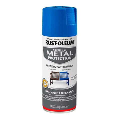 Esmalte Aerosol Metal Protection Azul Electrico 340gr Rust Oleum — Ferretería Arocena