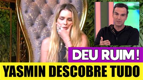 BBB 24PRODUÇÃO CHAMA YASMIN BRUNET AO CONFESSIONÁRIO APÓS COMENTÁRIOS