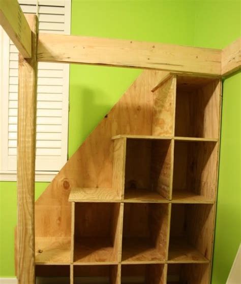 Easy Z Blog Diy Loft Bed Plans With Stairs