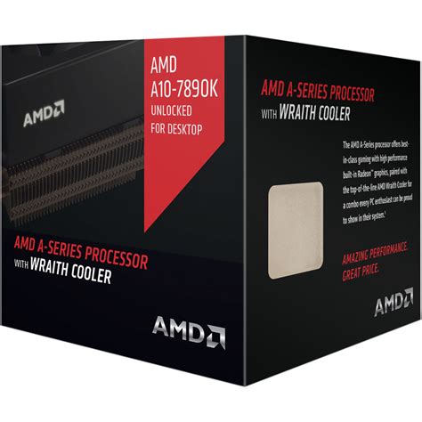 AMD A10 7890K 4 1 GHz Quad Core FM2 Processor AD789KXDJCHBX B H