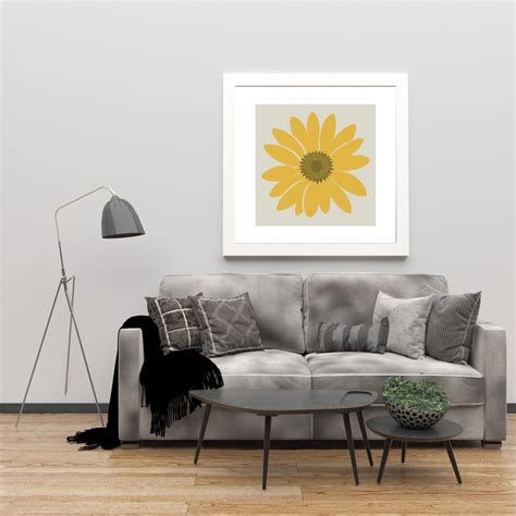 Yellow Flower Wall Art - Etsy