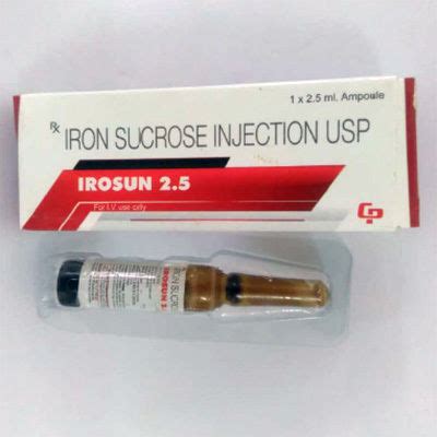 Liquid Iron Sucrose Injection At Best Price In Ambala Crepis Pharma