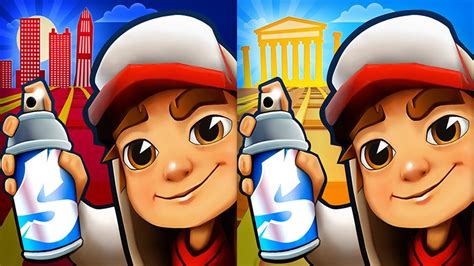 Subway Surfers Shenzhen Vs Subway Surfers Greece Youtube