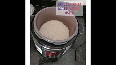 Como Hacer Arroz Blanco En La Olla Multifuncional Oster Youtube