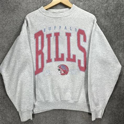 Vintage Buffalo Bills Sweatshirt Vintage Nfl Buffalo Bills Etsy Uk