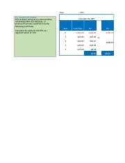 Clase 6 VPN TIR Payback Ejercicios Xlsx Tasa 15 8 1 Investment