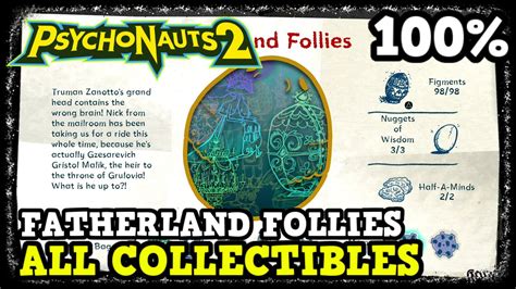 Psychonauts Fatherland Follies All Collectible Locations Figments