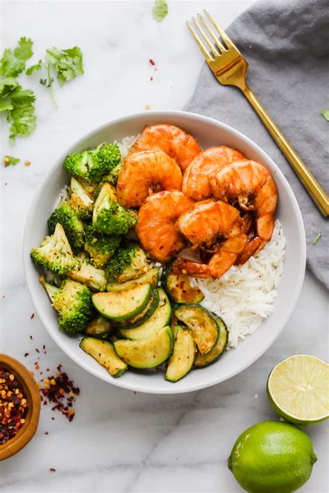 Loaded Spicy Shrimp Bowl Our Balanced Bowl