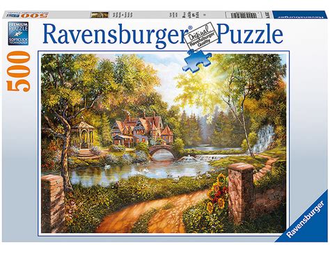 Ravensburger Puzzle Cottage Am Fluss Teile Puzzle Teile