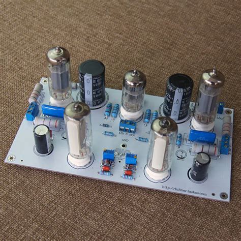 Amplificador De Potencia De Tubo De Vac O Hifi Est Reo Placa Desnuda