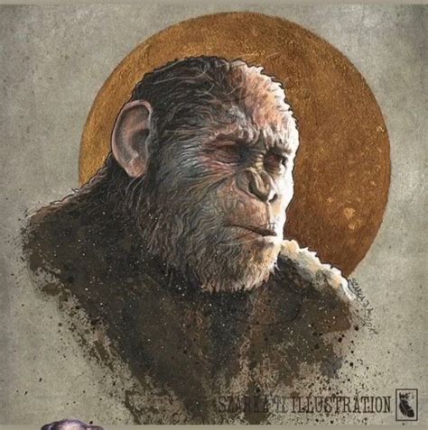 Pin on Fan art in 2024 | Planet of the apes, Apes, Dawn of the planet