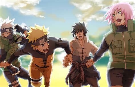 Download Iconic Team 7 Naruto Wallpaper