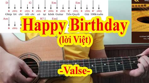 Hướng Dẫn Guitar Happy Birthday ChÚc MỪng Sinh NhẬt Điệu Valse Youtube