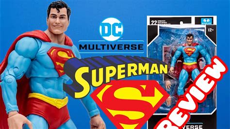 DC Macfarlane Toys Superman Classic Action Figure Review DC