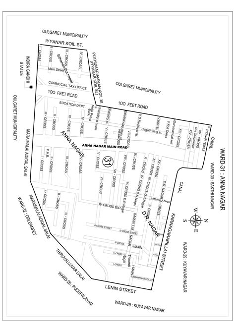 Wards -31. Anna Nagar - Pondicherry Municipality - The Union Territory ...