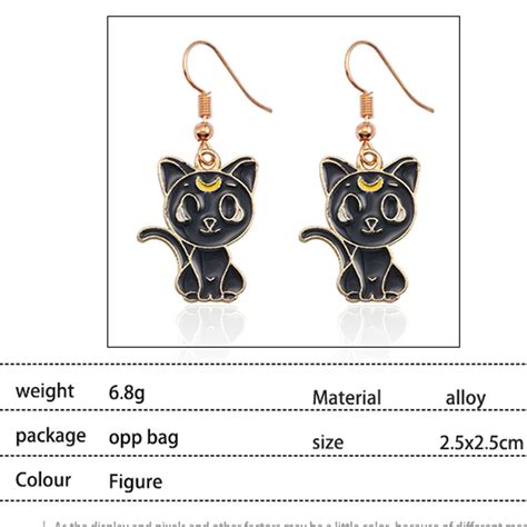 Black Cat Earrings - PetsOne.pk