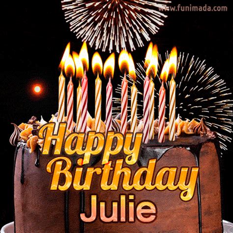 Happy Birthday Julie GIFs - Download on Funimada.com