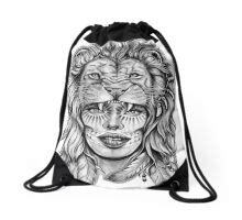 Girl With Lion Head By Doriana Redbubble