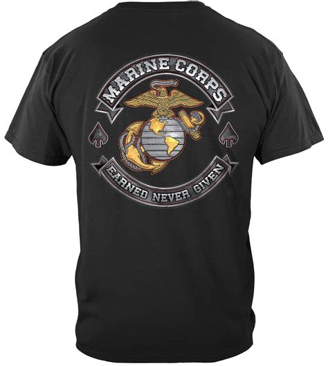 Marine Corps T Shirt Usmc Marine Corps Biker Mc T Shirt Mm2398 Biker