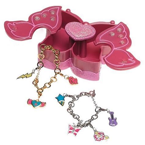 Barbie The Diaries Charm Bracelets And Jewelry Box Jewellery