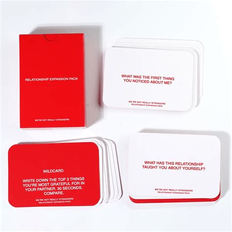 We're Not Really Strangers Card Game - Honest Dating Expansion Pack (50 Cards and Wildcards ...