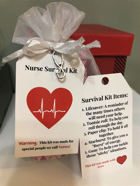 Free Printable Nurse Survival Kit