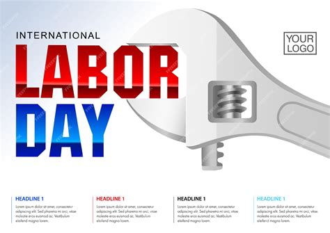 Premium Vector | International Labour Day poster template