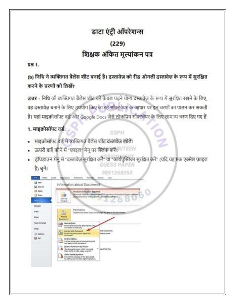 NIOS 229 Data Entry Solved Assignment 2023 24 Hindi Medium IGNOU