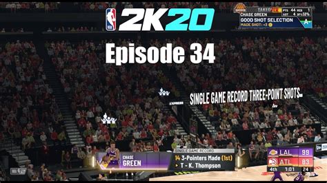 Nba K My Career Episode Single Game Record Three Point Shots