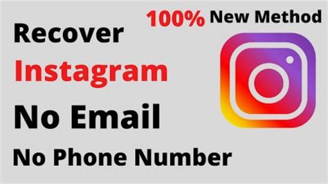 How To Recover Instagram Account Without Email And Phone Number 2022