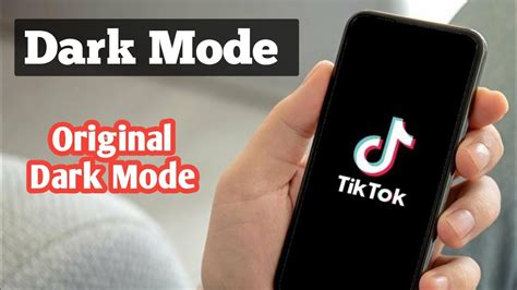 How To Get Dark Mode On Tiktok Android Tiktok Dark Mode YouTube