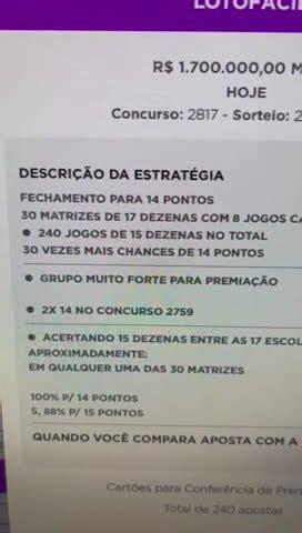 Essa Estratégia é Uma Loucura 30 Vezes Mais Chances p 14 Pontos na