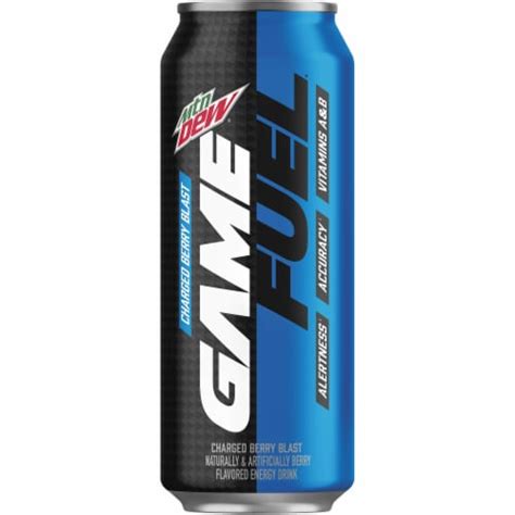 Mountain Dew Game Fuel Charged Berry Blast Energy Drink Fl Oz