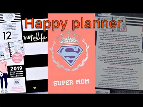 Happy Planner Super Mom Flip Through Hobby Lobby Finds Youtube