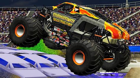 20 Truck World Finals 9 Freestyle BeamNG Drive Monster Jam YouTube