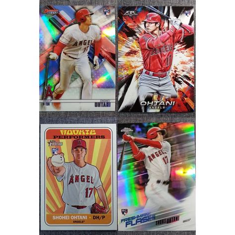 1025更新 大谷翔平 新人卡 Shohei Ohtani Rc 二刀流 天使隊 2018 Mlb 大聯盟 球員卡 蝦皮購物