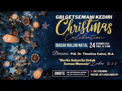 Live Streaming Ibadah Perayaan Natal Desember Youtube