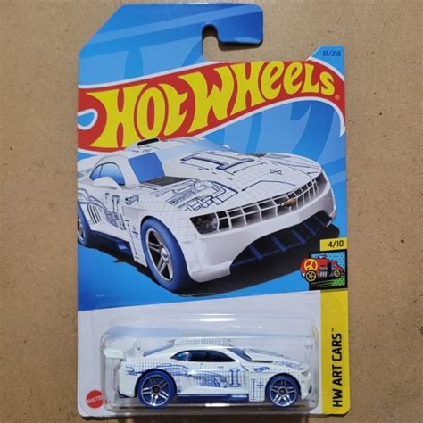 Jual HOT WHEELS CUSTOM 11 CAMARO HW ART CARS WHITE Shopee