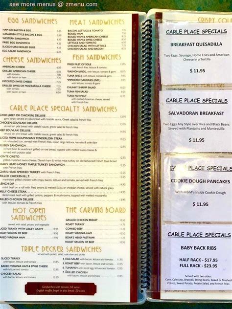 Online Menu Of Carle Place Diner Restaurant Carle Place New York