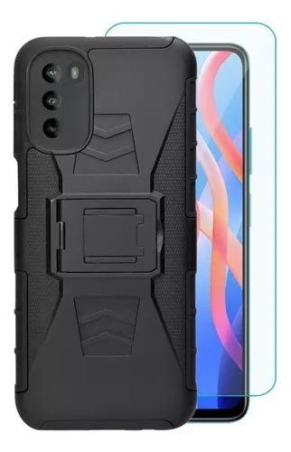 Mica Funda Uso Rudo Clip Para Motorola G Negro Meses Sin Inter S