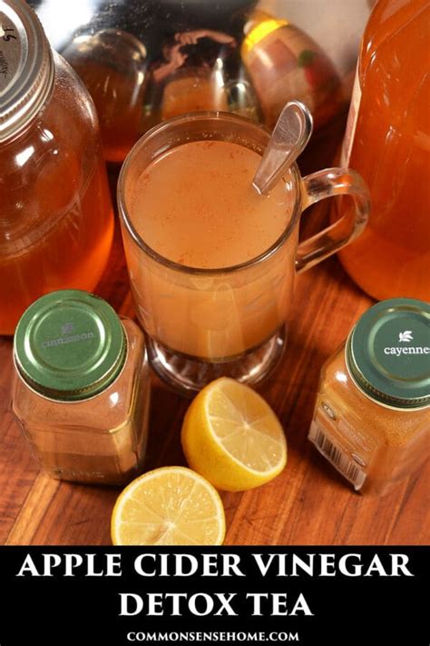 Apple Cider Vinegar Tea Detox Tea Recipe