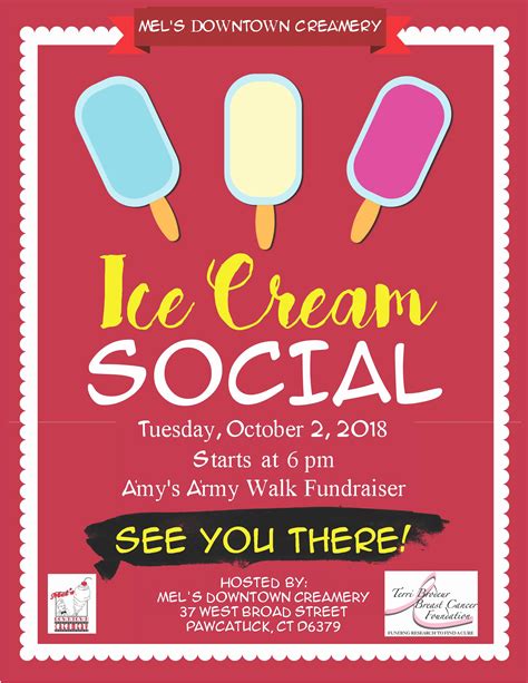 Ice Cream Social Template