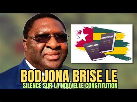 PASCAL BODJONA EXPLIQUE LA NOUVELLE CONSTITUTION AUX TOGOLAIS YouTube