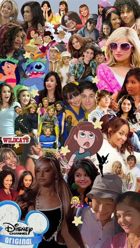 for my early 00’s disney bbys🤍 #disneychannelorigionals #collageart # ...