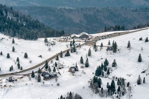 Sankt Peter Aus Der Vogelperspektive Winterluftbild Baustelle Zum