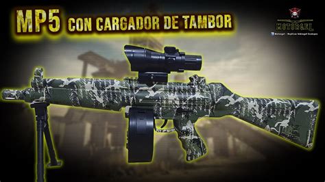 MP5 A2 Con Cargador De Tambor De Hidrogel Review Unboxing Prueva