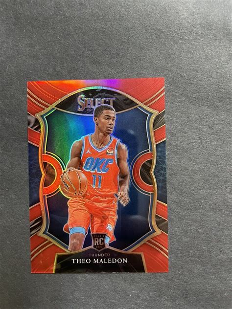 Panini Select Concourse Red Prizm Theo Maledon Rookie