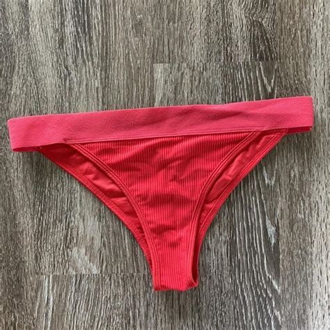 Women S Red Bikini And Tankini Bottoms Depop